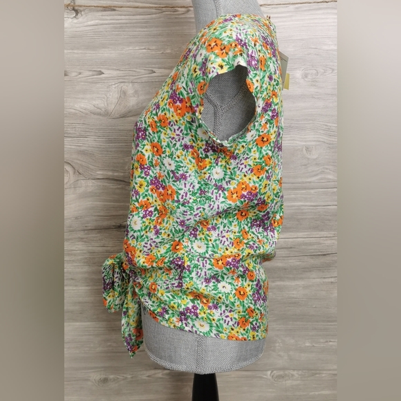 SIZES 10, 12, 14 YEARS DEX Floral Bohemian Dress Top B46 - Picture 6 of 7